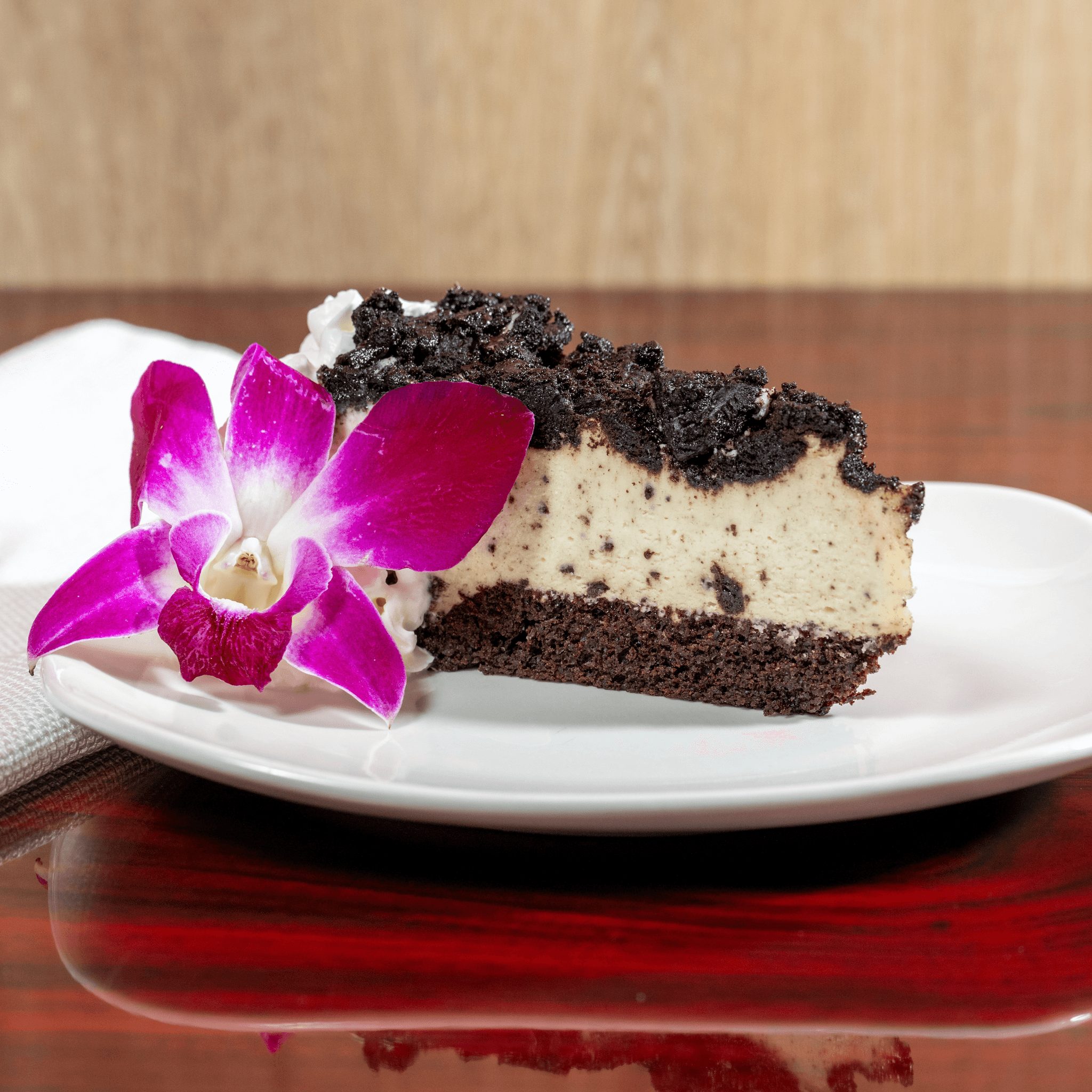 Oreo Mousse Cake.