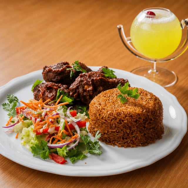 Jollof Rice.
