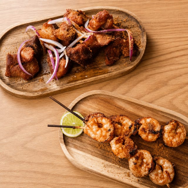 Shrimp Khebab.